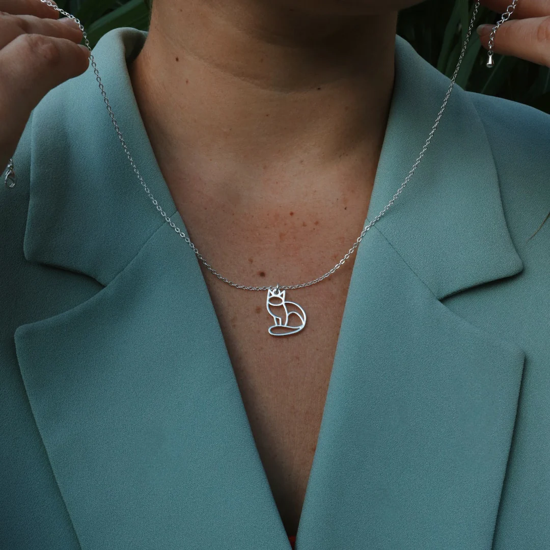 Collier Chat - Image 5