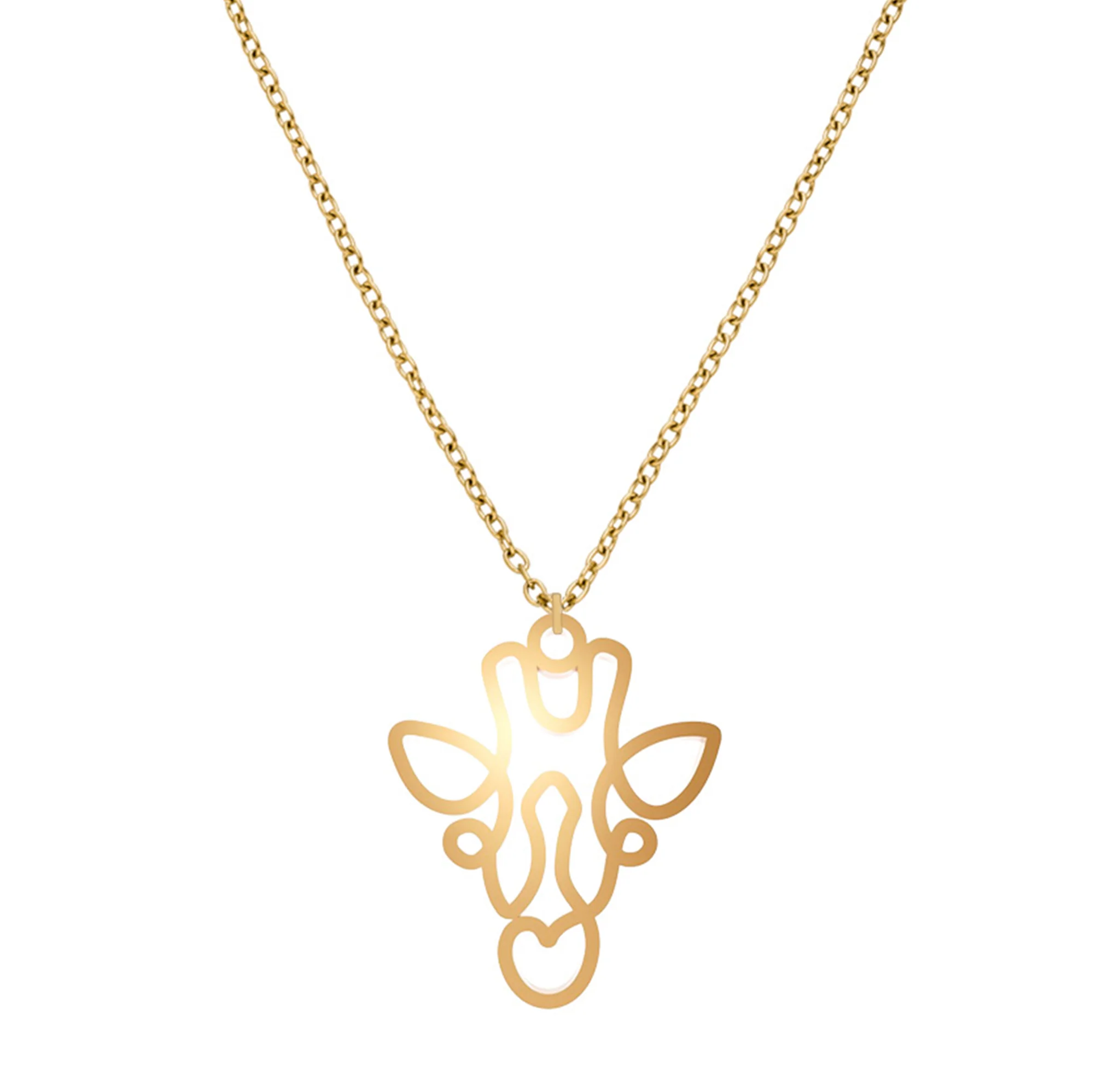 Collier Girafe One Line - Image 3