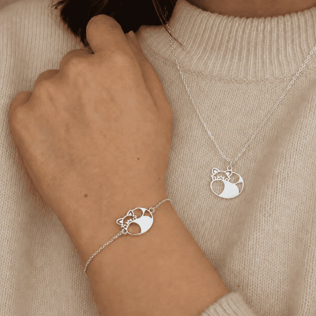 Collier Panda Roux - Image 4